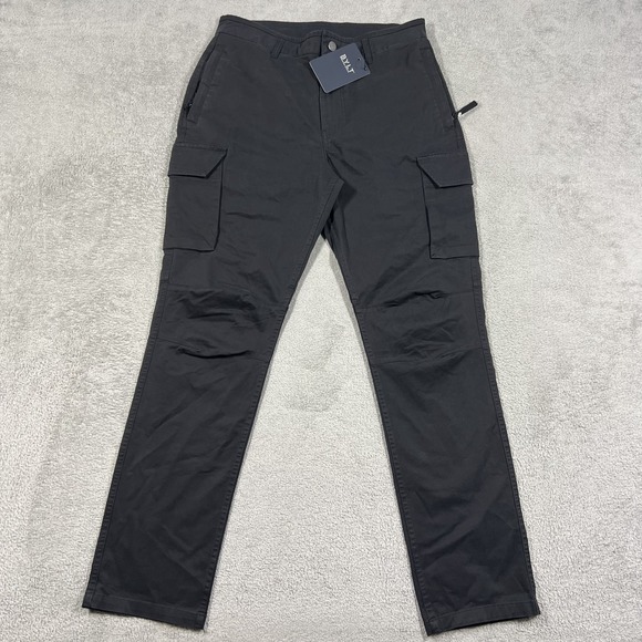 BYLT Basics Other - BYLT Cargo Pants Mens 32 Black Stretch Cotton 31" Inseam
